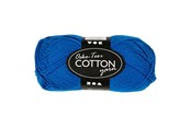Garn & tillbehör - Creativ Company Cotton yarn Cobalt blue 50gr 170m - 431270