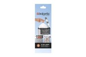 Rengöring - brabantia Size B - trash can liner - 5 L - high-density polyethylene (HDPE) - white - pack of 12 x 20 - 311741