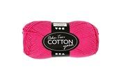 Garn & tillbehör - Creativ Company Cotton yarn Pink 50gr 170m - 431230
