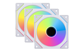 Chassi fläkt - Lian Li UNI FAN SL-INF 120 White - 3 pack - Chassi fläkt - 120mm - Vit med RGB-ljus - 29 dBA - UF-SLIN120-3W