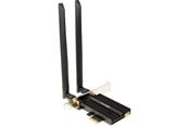 Nätverkskort (adaptrar osv.) - Inter-Tech DMG-36 Wi-Fi 6E + BT 5.2 PCIe adapter - 5400Mbps - 88888165