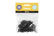 Konst- och hantverksmaterial - Creativ Company Eyes and noses - Black 20 sets - 78281