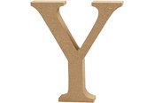 Konst- och hantverksmaterial - Creativ Company Letter Y MDF 13cm 1pc. - 56334