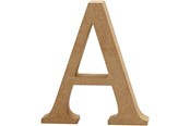 Konst- och hantverksmaterial - Creativ Company Letter A MDF 13cm 1pc. - 56310