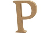 Konst- och hantverksmaterial - Creativ Company Letter P MDF 13cm 1pc. - 56325