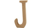 Konst- och hantverksmaterial - Creativ Company Letter J MDF 13cm 1pc. - 56319