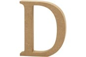 Konst- och hantverksmaterial - Creativ Company Letter D MDF 13cm 1pc. - 56313