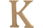 Konst- och hantverksmaterial - Creativ Company Letter K MDF 13cm 1pc. - 56320