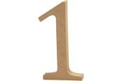 Konst- och hantverksmaterial - Creativ Company Number 1 MDF 13cm 1pc. - 56339