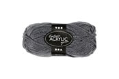 Garn & tillbehör - Creativ Company Acrylic yarn Grey 50gr 80m - 421720