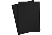 Papper, Fotopapper & Etiketter - Creativ Company Paper Black A4 80gr 20pcs. - 218012