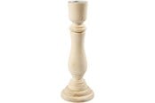 Konst- och hantverksmaterial - Creativ Company Candlestick Wood 16.5cm - 57604
