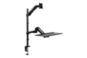 Monitorfäste - LogiLink Sit-stand workstation monitor desk mount 13–27" - BP0030