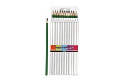 Skriv- och ritverktyg - Creativ Company Triangular colored pencils - Green 12pcs. - 38579