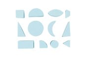 Konst- och hantverksmaterial - Creativ Company Foam Stamps 12pcs. - 28579