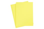 Papper, Fotopapper & Etiketter - Creativ Company Colored Cardboard Canary Yellow A4 20 sheets - 21111
