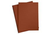 Papper, Fotopapper & Etiketter - Creativ Company Colored Cardboard Coffee Brown A4 20 Sheets - 21125