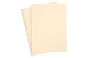 Papper, Fotopapper & Etiketter - Creativ Company Colored Cardboard Sand color A4 20 sheets - 21128