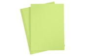 Papper, Fotopapper & Etiketter - Creativ Company Colored Cardboard Lime Green A4 20 sheets - 21122