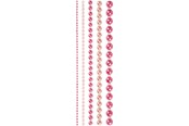 Kreativa spel - Creativ Company Half Adhesive Pearls Pink 2-8mm 140pcs. - 28320