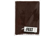 Konst- och hantverksmaterial - Creativ Company Hobby Felt Brown A4 10 Sheets - 45518