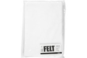 Konst- och hantverksmaterial - Creativ Company Hobby Felt White A4 10 Sheets - 45502