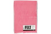 Konst- och hantverksmaterial - Creativ Company Hobby Felt Pink A4 10 Sheets - 45505