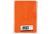Konst- och hantverksmaterial - Creativ Company Hobby Felt Orange A4 10 Sheets - 45503