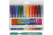 Hobby Tillbehör - Creativ Company Colortime - Marker 5 mm - 12pcs - 37348
