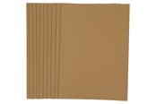 Papper, Fotopapper & Etiketter - Creativ Company Ribbed Cardboard Color 120gr 10 Sheets - 21963