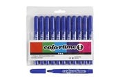 Hobby Tillbehör - Creativ Company Blue Jumbo markers 12pcs. - 37333