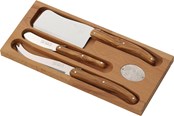 Köksredskap - Jean Dubost Laguiole Cheese Set (Olive Wood) - JL0032525BV1051