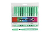Hobby Tillbehör - Creativ Company Light green Jumbo markers 12pcs. - 37336