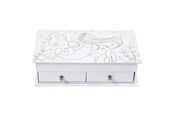 Konst- och hantverksmaterial - Creativ Company Jewelery box Papier mâché Mermaid with mirror - 50440