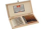 Köksredskap - Jean Dubost Knivar trämix 2,5 mm, 6 st Laguiole - JL0060084B14017
