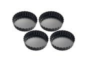 Baktillbehör - KÜCHENPROF Bakformar svart 4st 12cm - K0810011004