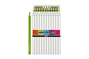 Hobby Tillbehör - Creativ Company Triangular Jumbo colored pencils - Light green 12pcs - 38178