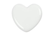 Konst- och hantverksmaterial - Creativ Company Glass Heart - White 1st. - 558500