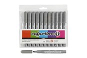 Hobby Tillbehör - Creativ Company Gray Jumbo pens 12pcs. - 37361