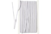 Konst- och hantverksmaterial - Creativ Company Elastic Thickness 6mm White 50m - 41042