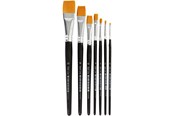 Hobby Tillbehör - Creativ Company Gold Line Brushes - 7 mixed - 10247