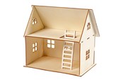 Dockor & Tillbehör - Creativ Company DIY Wooden Dollhouse - 57879