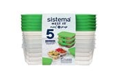 Kökstillbehör - Sistema Meal Prep 5 Pack - 870 ml - 59165