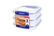 Kökstillbehör - Sistema Square Klip It Plus 3Pack 520ml - 881643