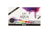 Hobby Tillbehör - Creativ Company Art Aqua Watercolor Paint Metallic 12 Colors - 34246