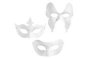 Konst- och hantverksmaterial - Creativ Company Masks White 12 pcs. - 26356