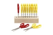 Skrivbordstillbehör - Creativ Company Children scissors with scissors block 12pcs - 11190