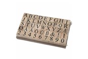 Konst- och hantverksmaterial - Creativ Company Wooden Stamp Set 45pcs. - 28567