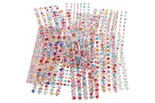 Konst- och hantverksmaterial - Creativ Company Rhinestone Designs 2-10mm 12 Sheets - 28402