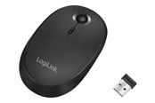 Mus - LogiLink Wireless & Bluetooth dual mouse 2.4 GHz 800/1200/1600 dpi black - Mouse - Optic - Svart - ID0204